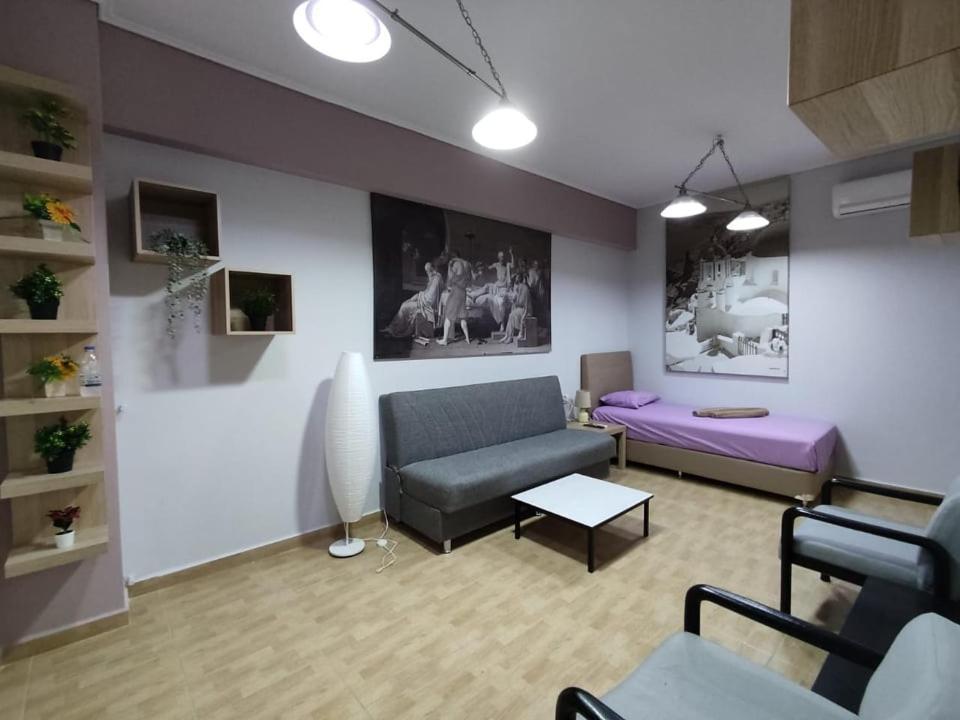 Center Of Athens Modern Apartment מראה חיצוני תמונה